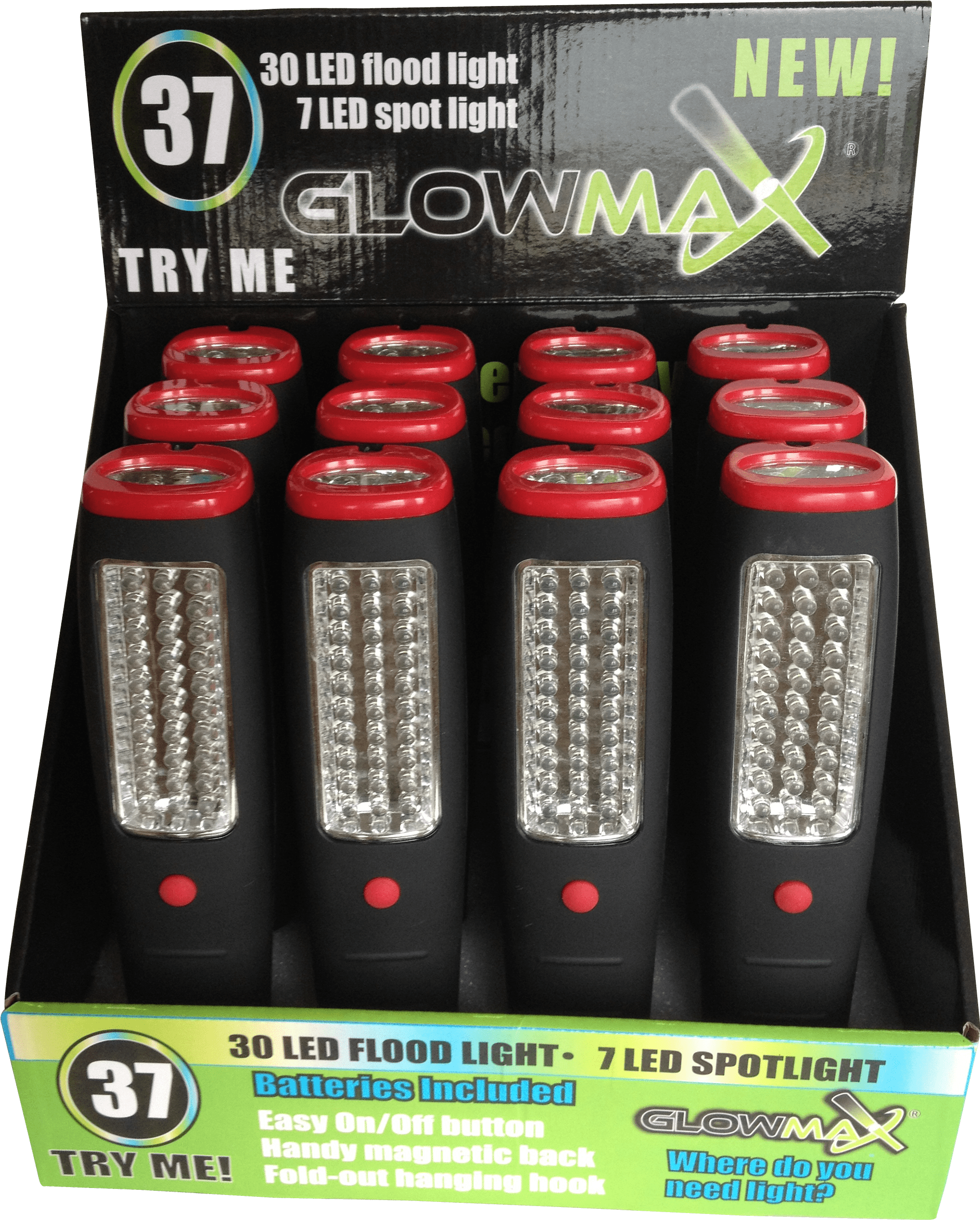 37 Led Work Light Display Box Of - Energy Shot (2448x3264), Png Download