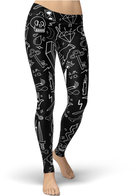 Download Dark Magic - Leggings PNG Image with No Background - PNGkey.com