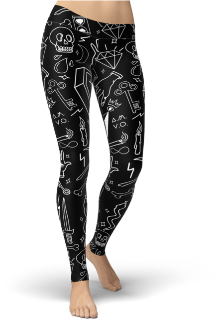 Dark Magic - Leggings (650x650), Png Download