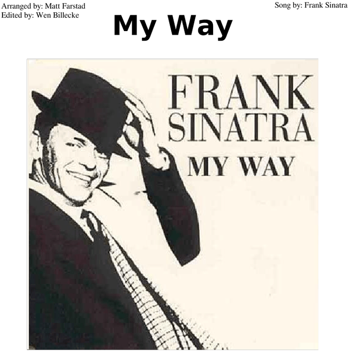 Frank Sinatra - My Way - Trombone - Frank Sinatra Reprise Years The Selections (850x1100), Png Download