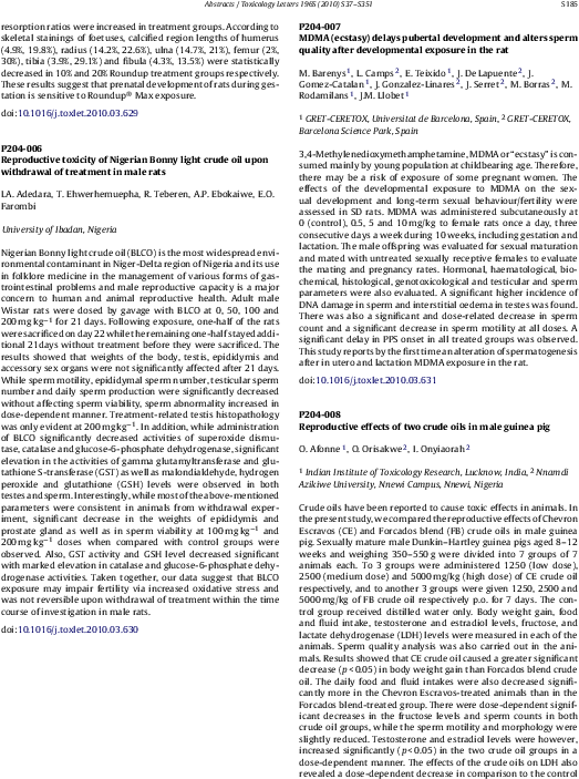 Mdma Delays Pubertal Development And Alters Sperm Quality - Text Page - Holy Land - The Necropolis (595x794), Png Download