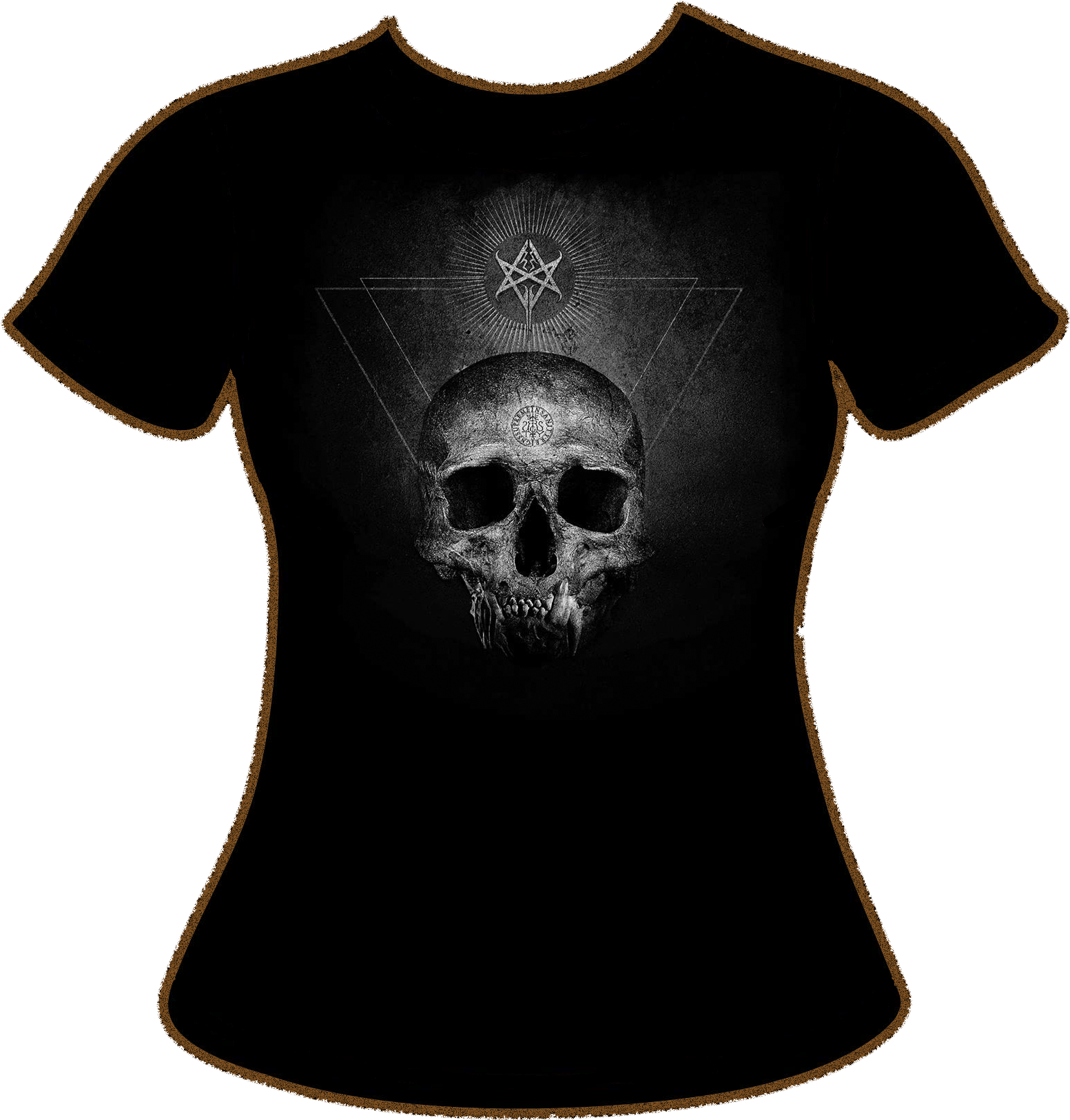 Skull Girlie - Skull (1582x1675), Png Download