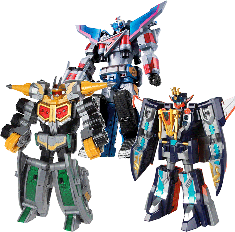 Giant God Combat Team Toy 3 Deformation Robot Super - 巨神 戰 擊 隊 玩具 (800x800), Png Download