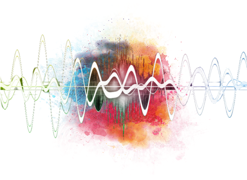 Swirl Swirls Cloud Smoke Paint Colorful - Sound Waves (1024x1024), Png Download