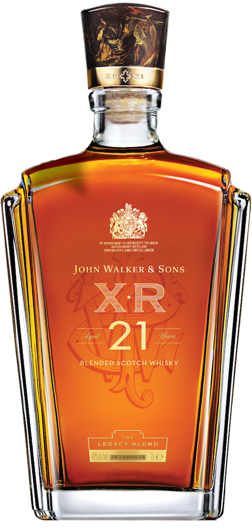 Cigar Clipart Scotch Glass - Johnnie Walker Xr 21 1 Litre (500x1069), Png Download