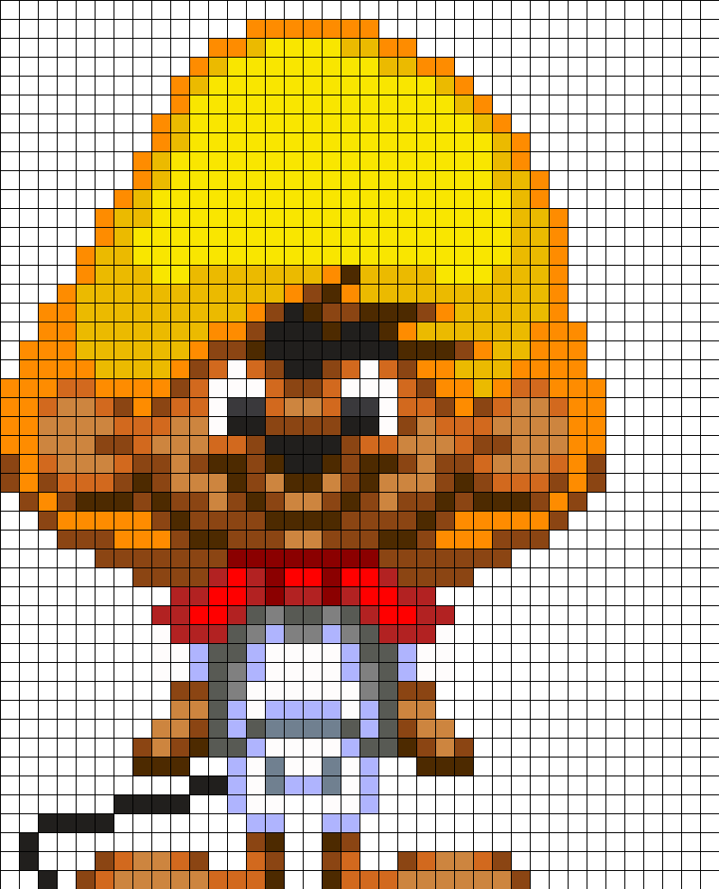 Speedy Gonzales Perler Bead Pattern - Central City Brewing Co Ltd (798x987), Png Download