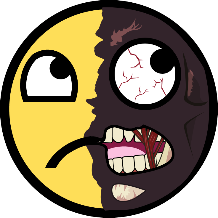 Quote By Cutthenooses - Awesome Face (736x736), Png Download