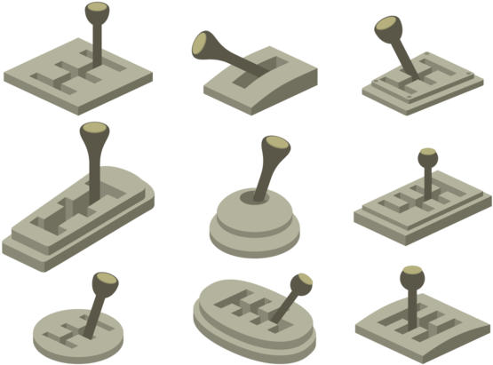 Gear Shift Icons - Joystick (700x490), Png Download