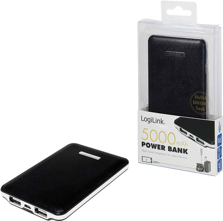 Pa0125b Mobile Power Bank With Leather Texture Design, - Iphone (800x800), Png Download