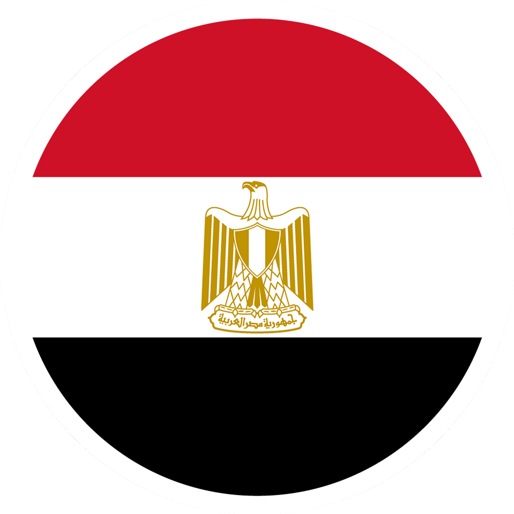 Football Logos - Egypt Flag Icon Png (1000x1000), Png Download