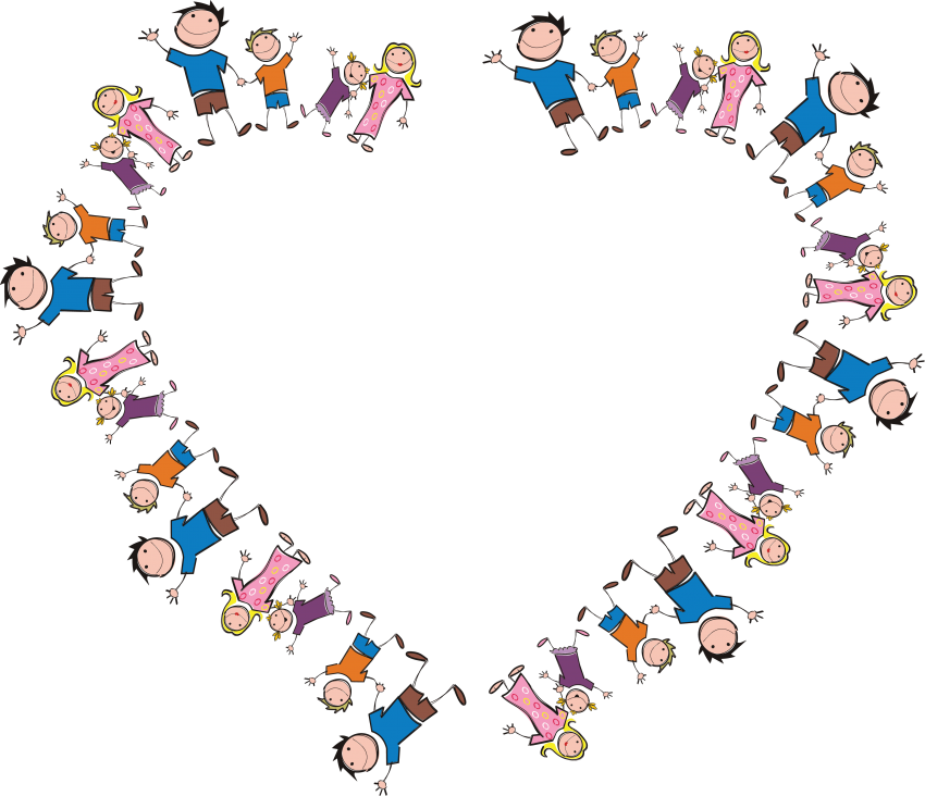 Free Png Download Freeof A Heart Frame Made Of Stick - Stick Figure Family Heart (850x732), Png Download