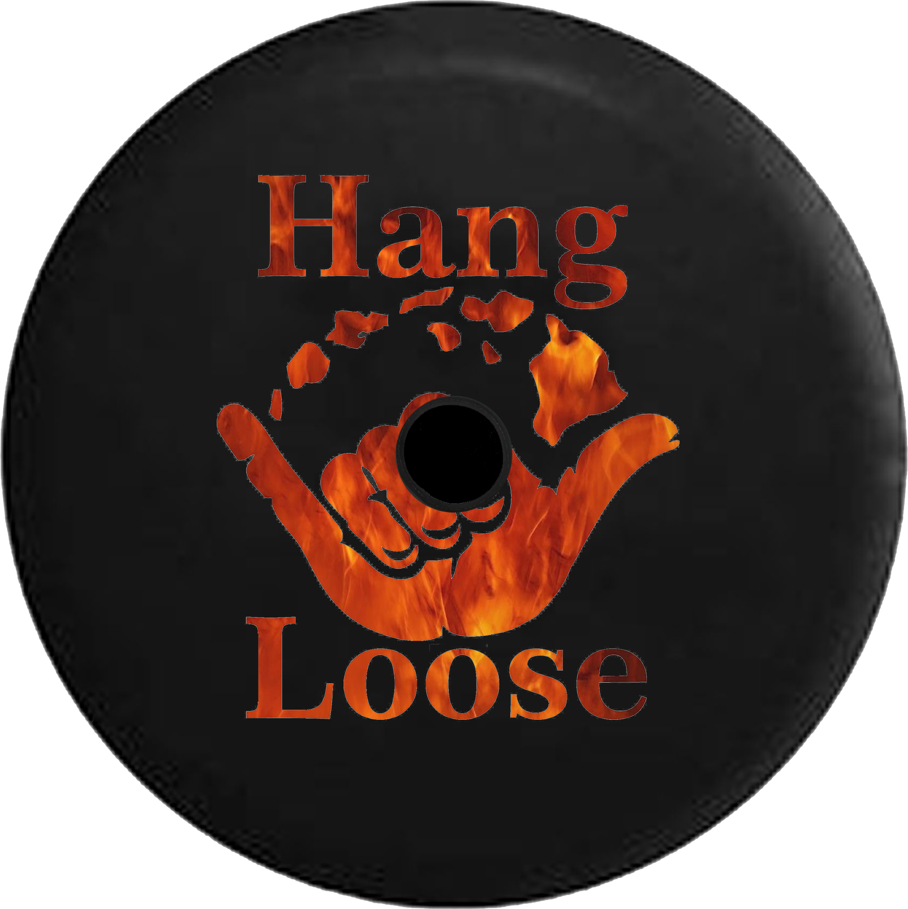 Jeep Wrangler Jl Backup Camera Day Hang Loose Hawaiian - Circle (1797x1800), Png Download