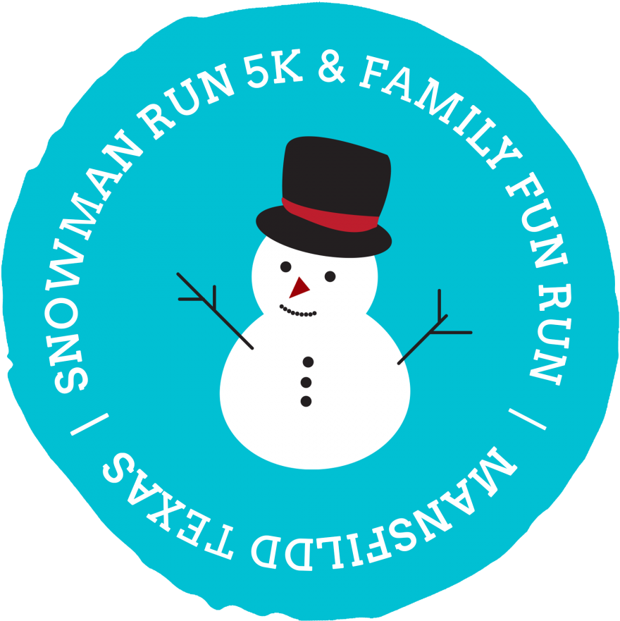 Snowman Run 5k And Family Fun Run - Snowman (1000x1000), Png Download