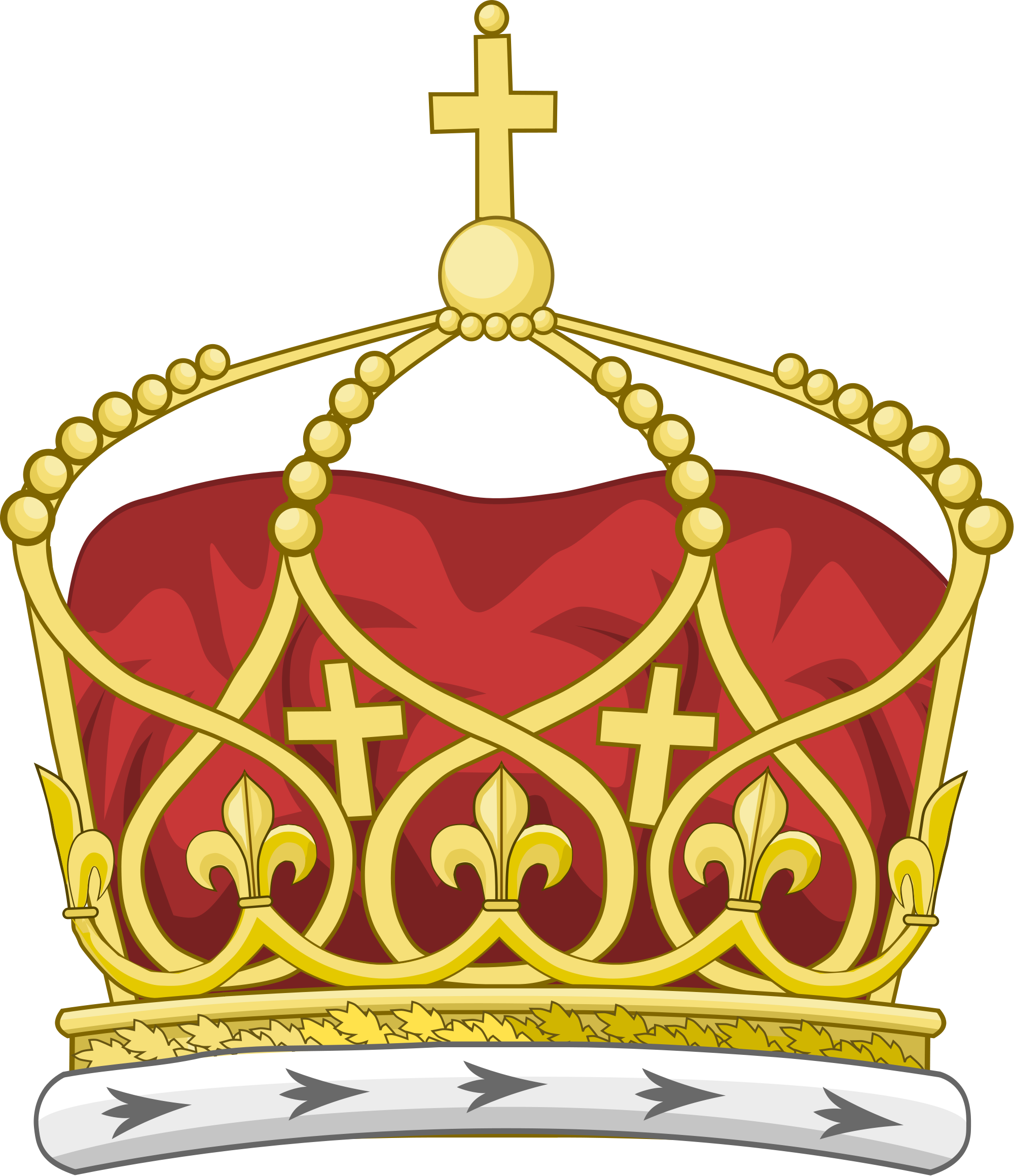 Open - Royal Crown Of Tonga (2000x2320), Png Download