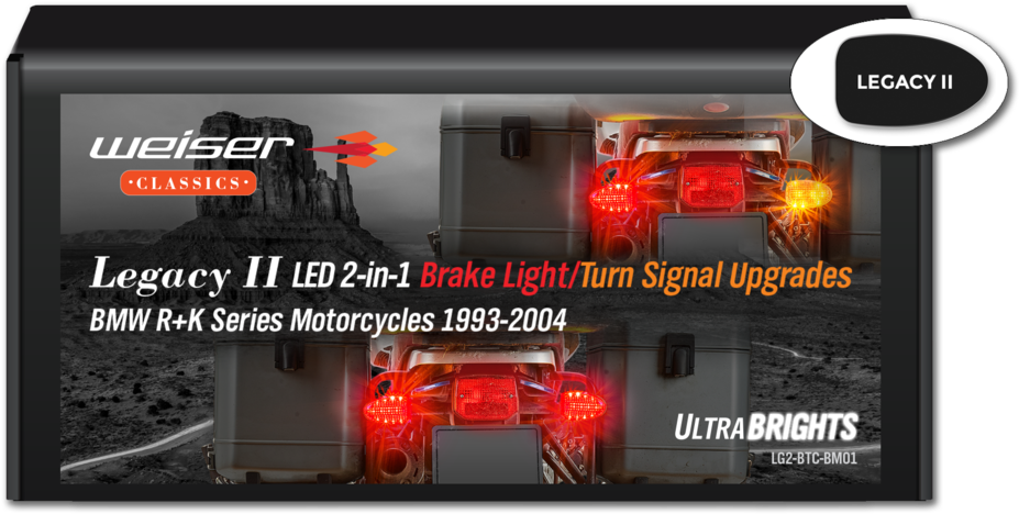 Legacy Ii 2 In 1 Led Brake Light/turn Signal Upgrades (1000x509), Png Download