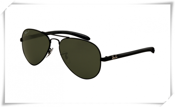 Cheap Ray Ban Rb Aviator Tech Sunglasses - Ray Ban Aviator Carbon Fiber (600x600), Png Download