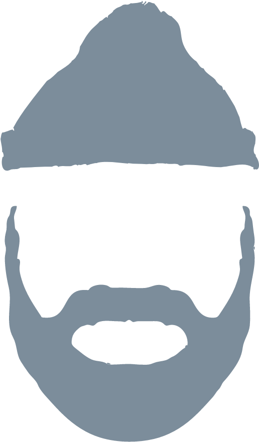 Png Black And White Library Fitness For The Determined - Clip Art Lumberjack Beard (1050x1050), Png Download