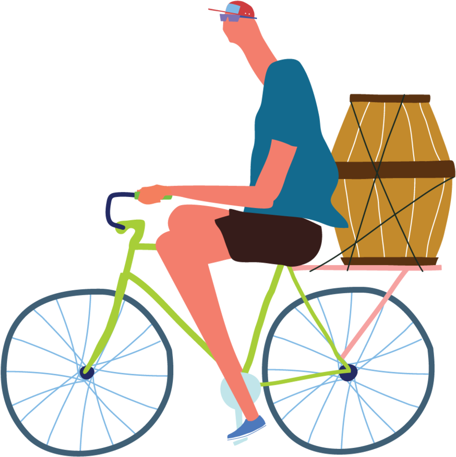 Bikers-03 - Road Bicycle (1000x1000), Png Download