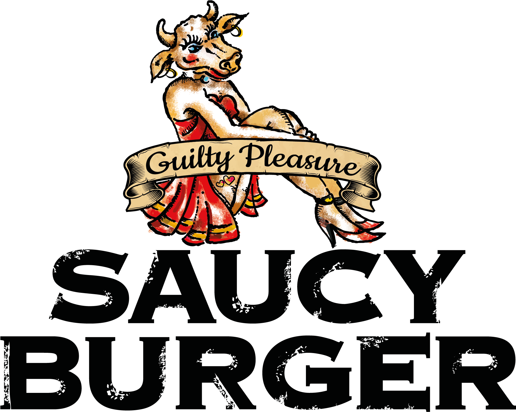 Saucy Burger Final Logo No Background 01 - Illustration (3508x2480), Png Download