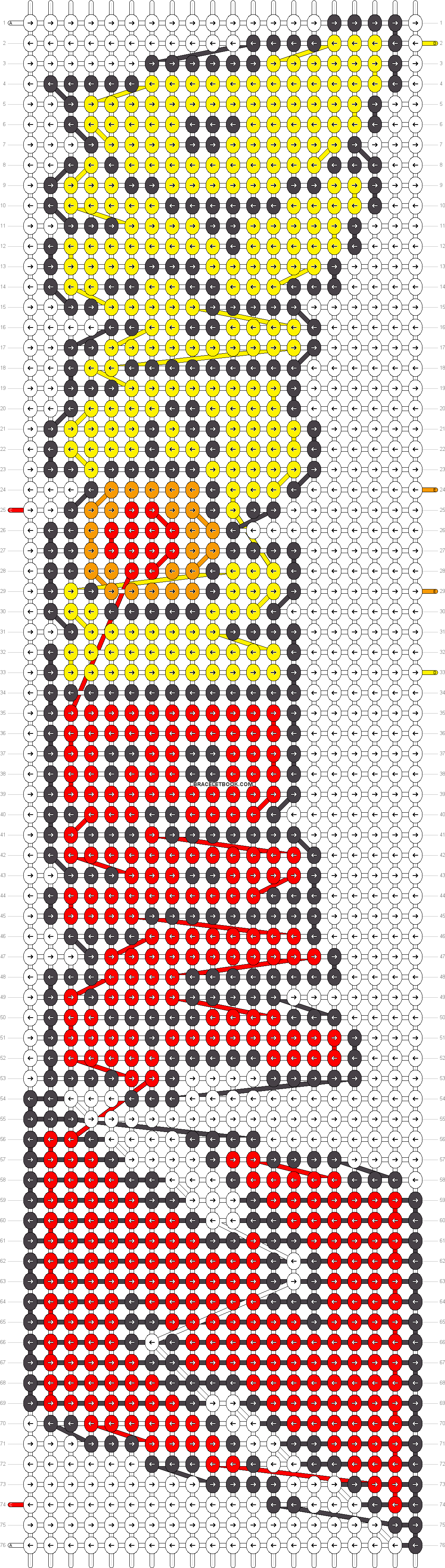 Alpha Pattern - Bracelet (1156x4024), Png Download