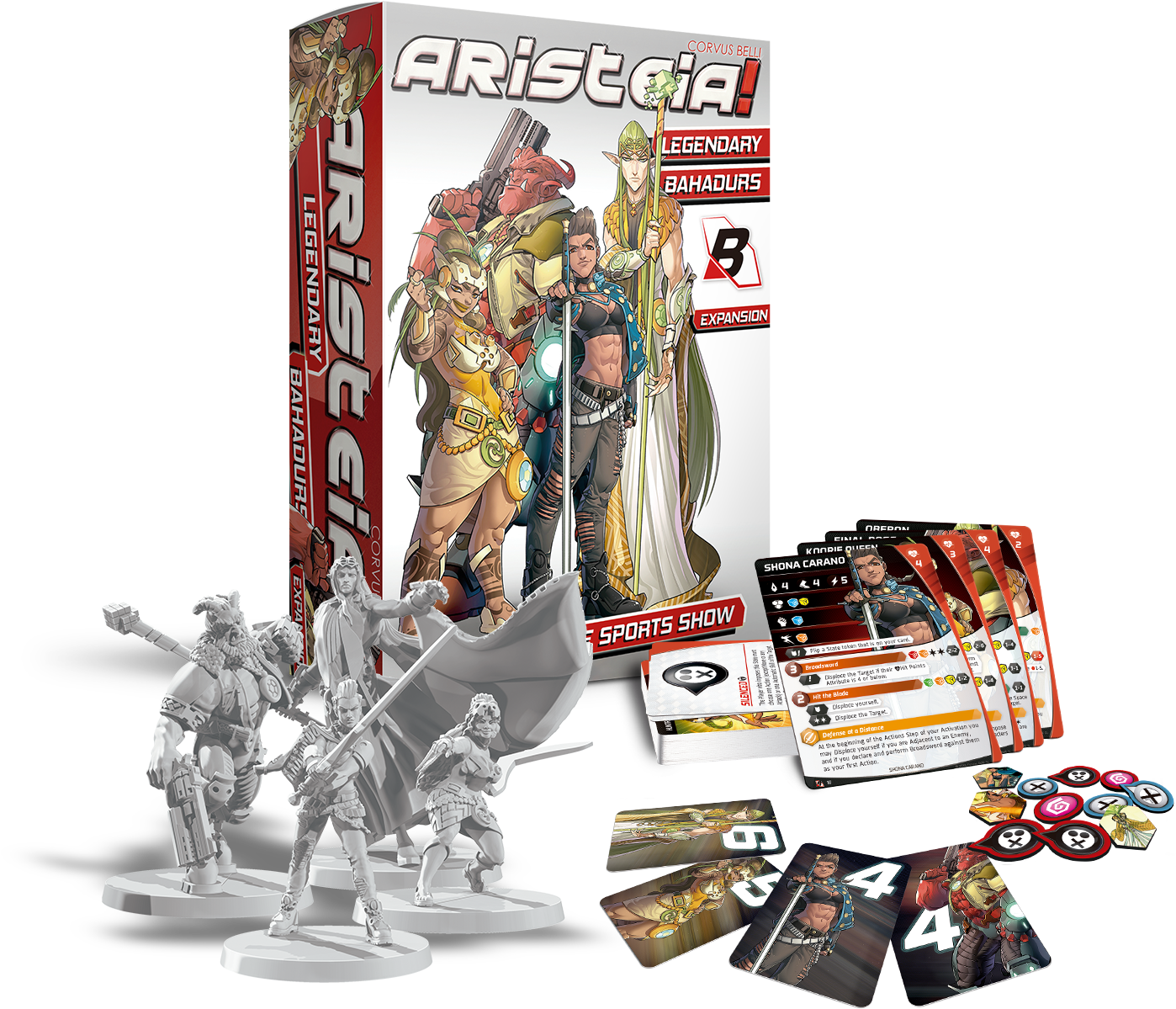 With This Expansion, There Is A Common Line That Bonds - Aristeia Soldiers Of Fortune (1500x1250), Png Download