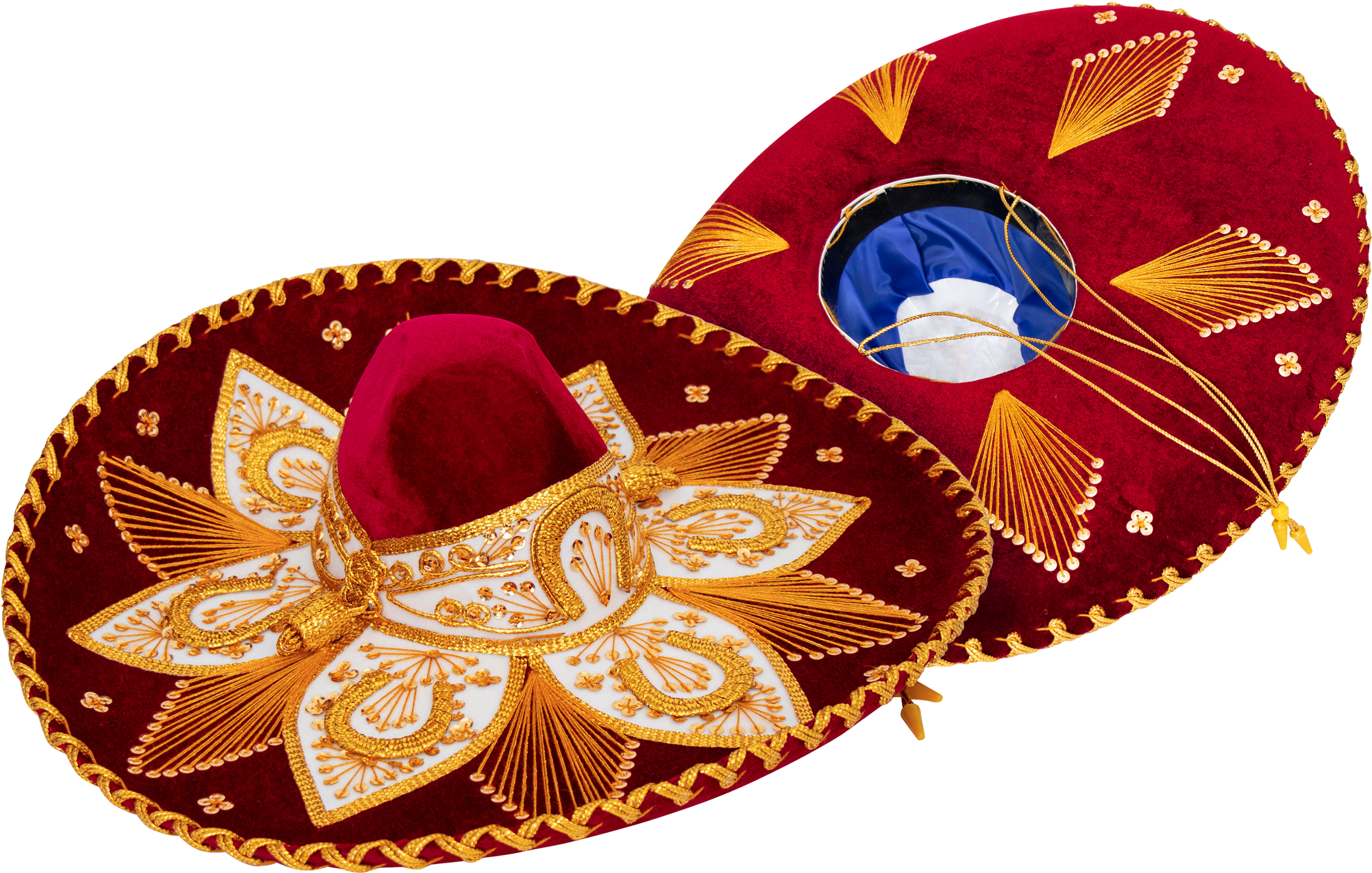Genuine Sombrero Adult Mariachi Sombrero Charro Hat - Sombrero (2880x1832), Png Download