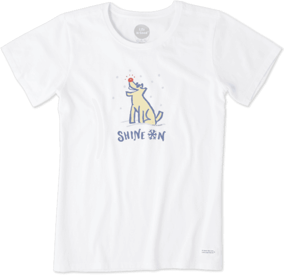 Women's Shine On Rocket Crusher Tee - Whippet (570x570), Png Download