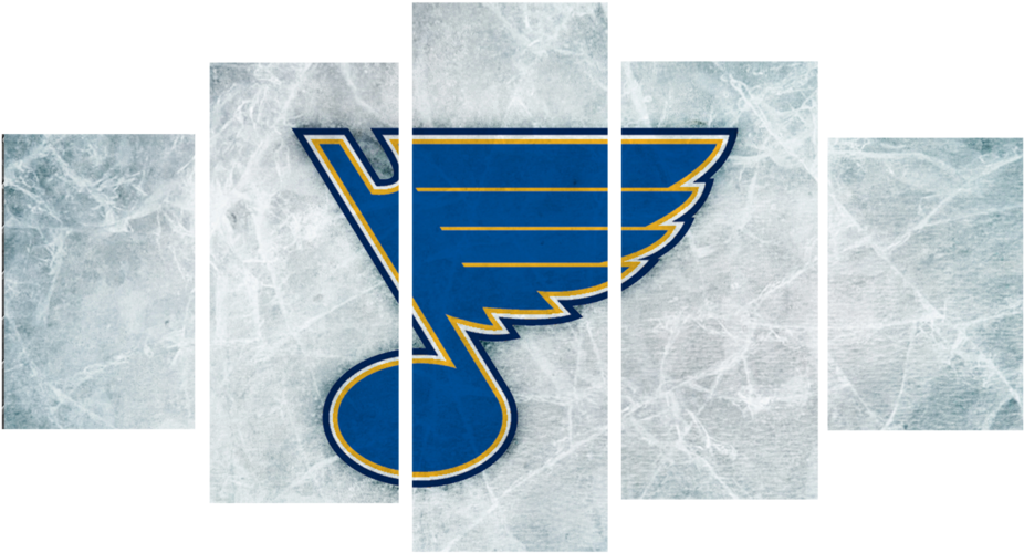 Hd Printed St - St Louis Blue Logo Edit (1024x641), Png Download