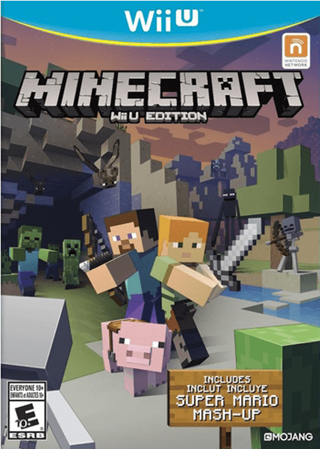Minecraft - Wii U Games (552x700), Png Download