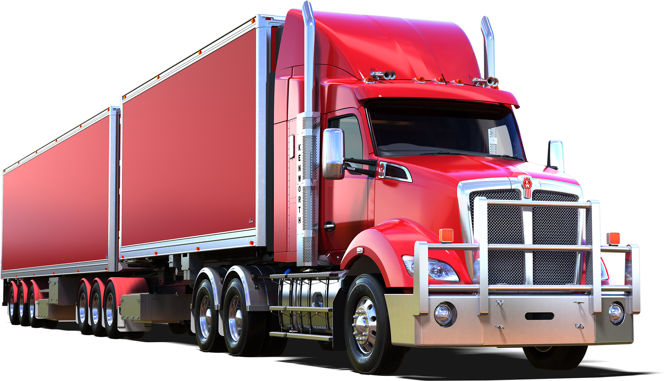 Kenworth Has Added Even More Flexibility To The T610 - Trailer Truck (2600x1463), Png Download