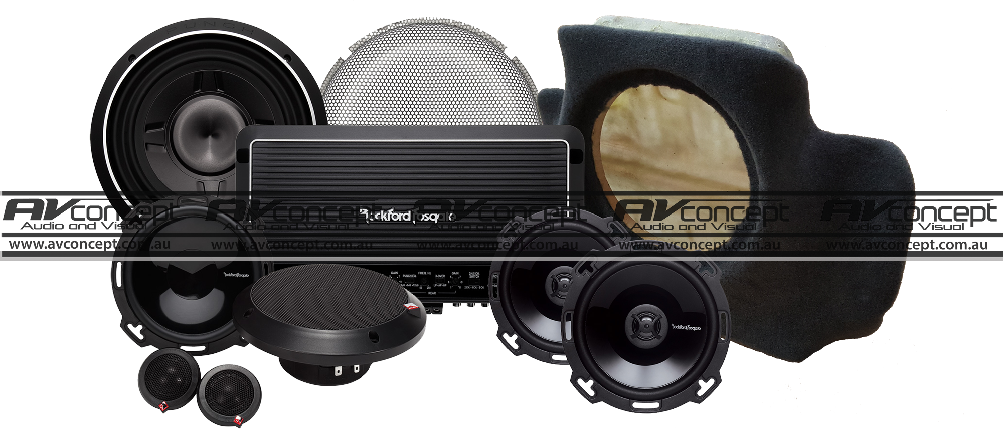 Click To Enlarge - Subwoofer Amarok (2000x856), Png Download