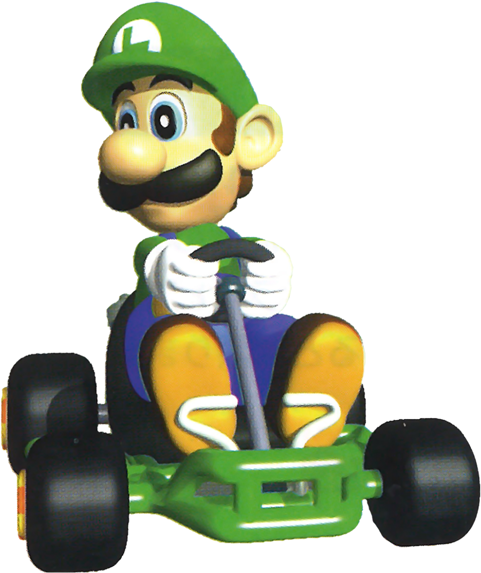 349 Notes/ Show - Mario Kart 64 Mario (1280x1280), Png Download