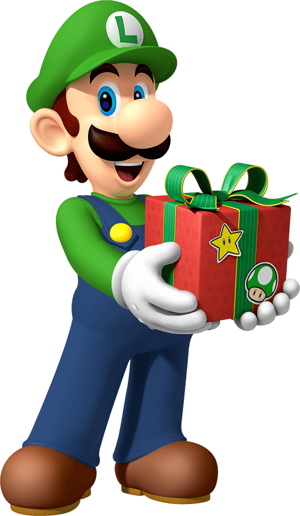 Mario And Luigi, Mario Bros - Luigi Happy Birthday (600x1031), Png Download