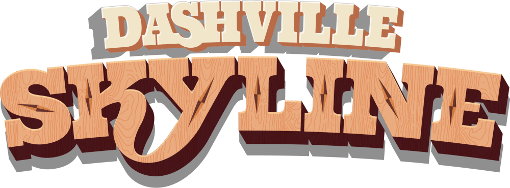 Tickets For Dashville Skyline - Plywood (1000x370), Png Download