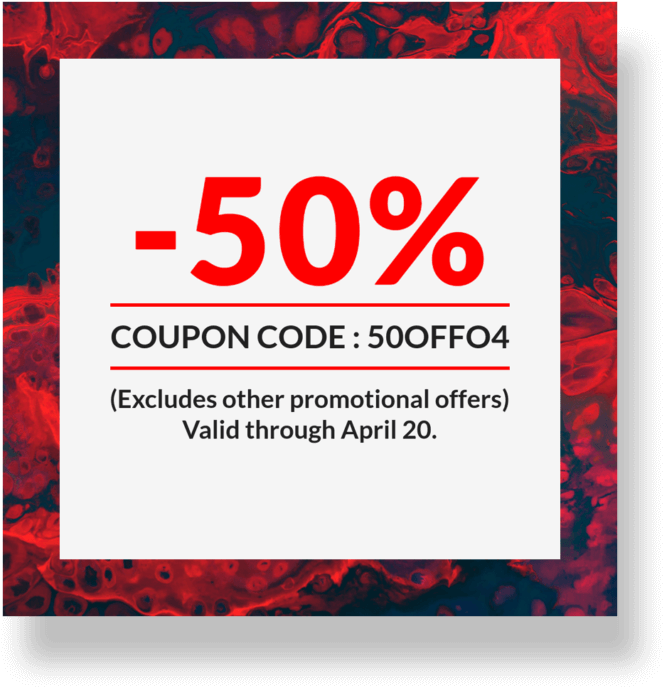 Simple Coupon Design Template - Art Paper (768x768), Png Download