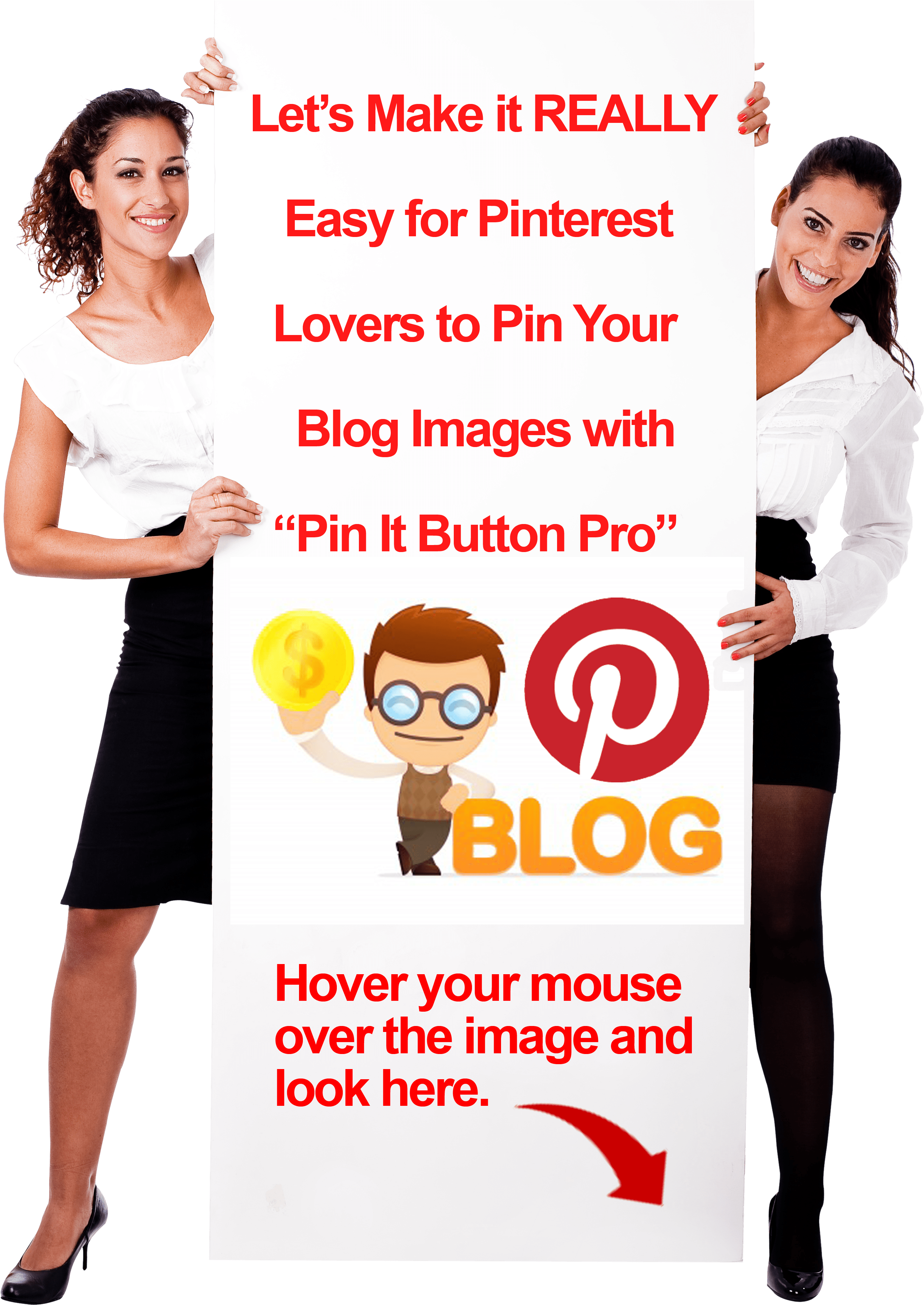 Pit It Button Appears On Top Of Any Image When The (2782x3821), Png Download