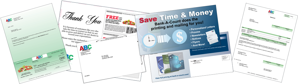 Color Copies, Folded Self-mailers, Postcards, Proxy - Personal Computer (1000x580), Png Download