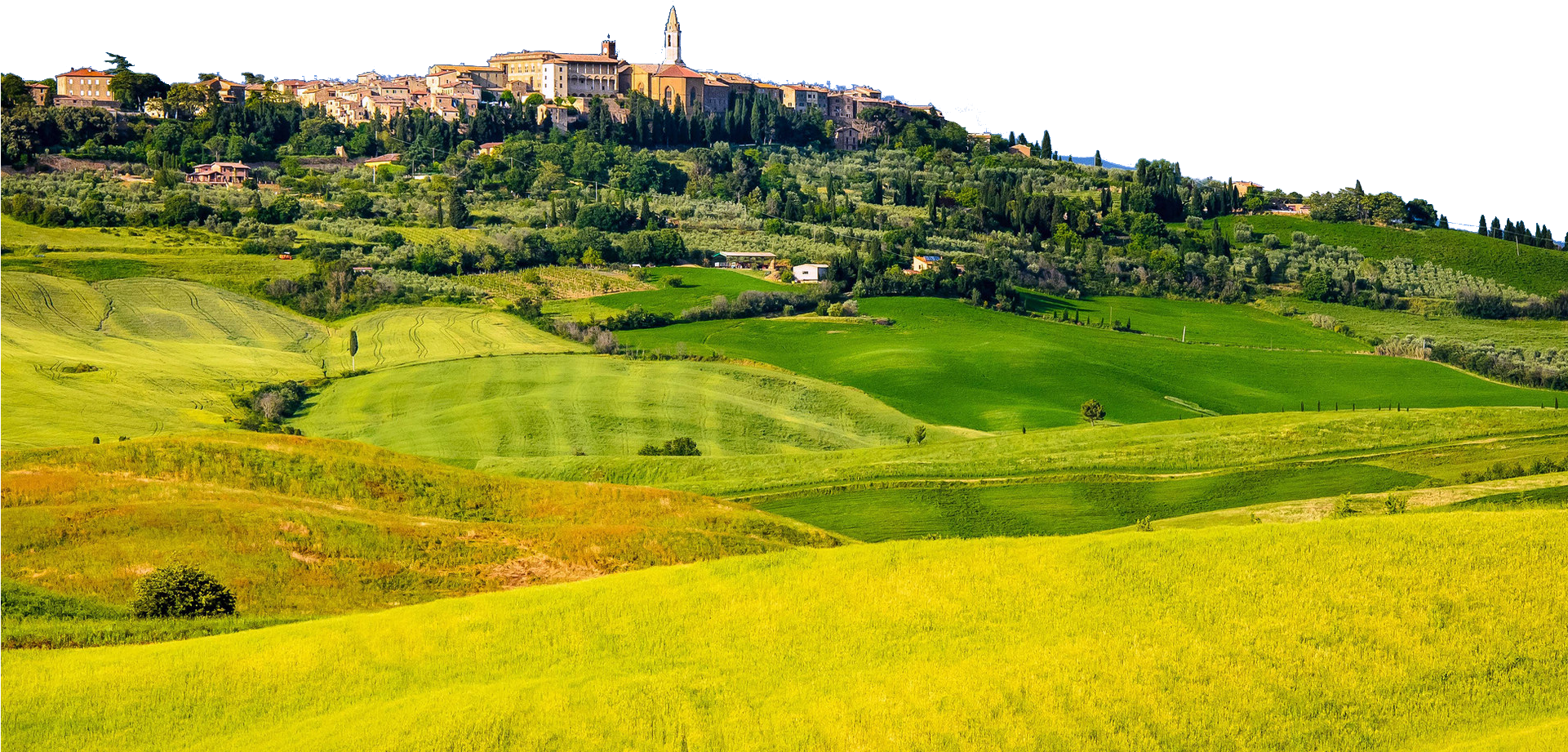 Pienza Tuscany Hd Wallpaper - Imagens Campos Na Toscana (1920x1200), Png Download