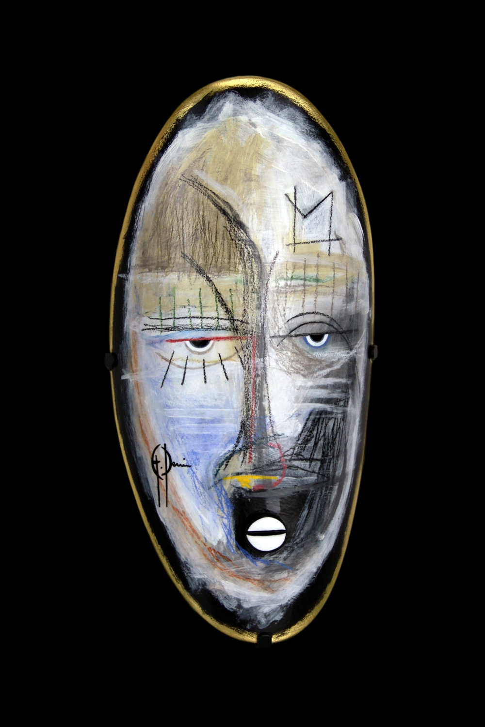 Ceramic Sculpture "open Your - Mask (1000x1500), Png Download