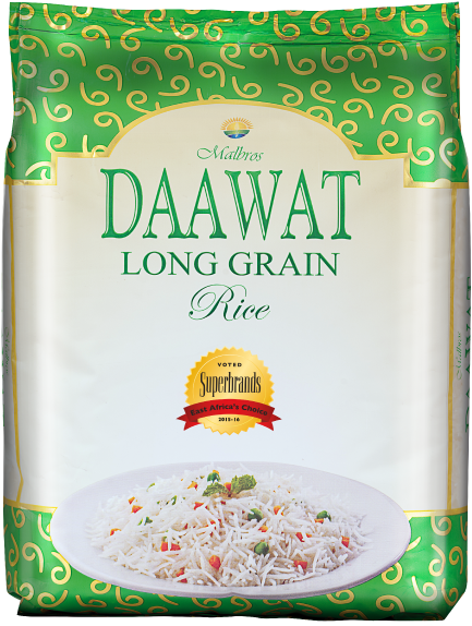 Daawat Long Grain Rice - Bali Rich Villa Tuban (600x600), Png Download