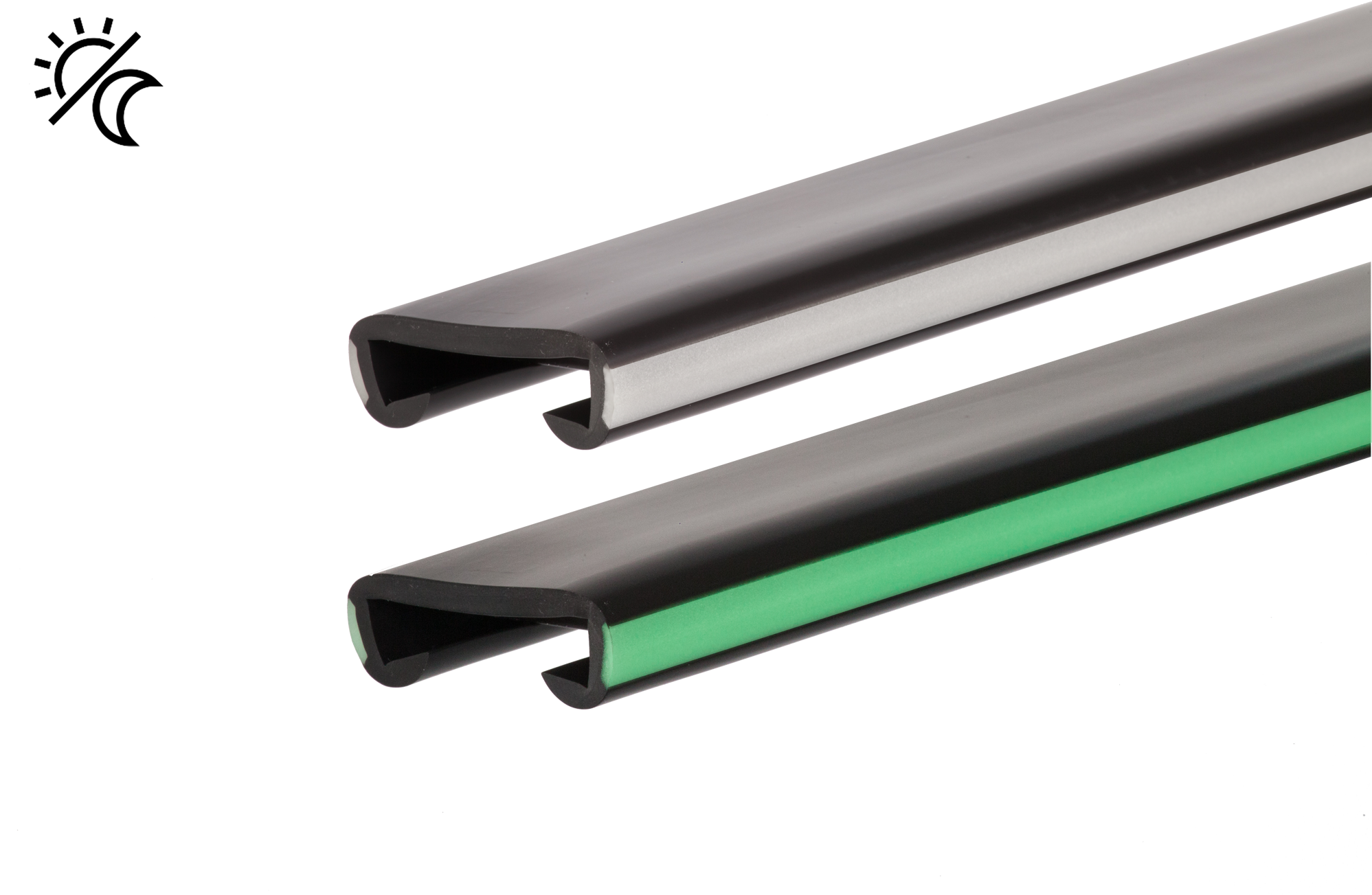 Pvc Handrail Foto, Railing 40x8mm Black - Coffee Table (2000x1333), Png Download