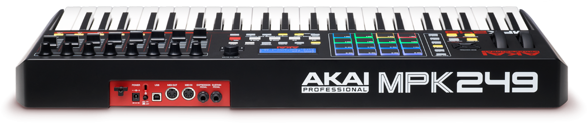 Akai Mpk249 Usb Midi Pad & Keyboard Controller - Usb 49 Keyboard Controller (1200x1200), Png Download