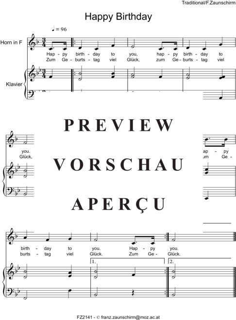 Happy Birthday - Piano (550x777), Png Download