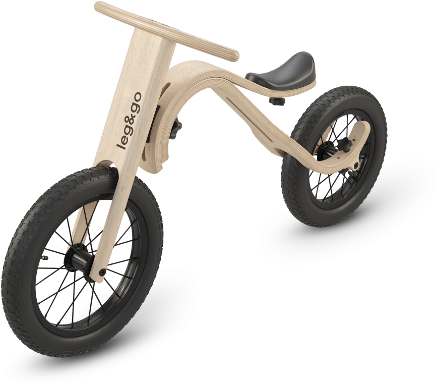 Intelligently Designed Wooden Frame Provides Excellent - Balance Bike 3 In 1 (1200x843), Png Download