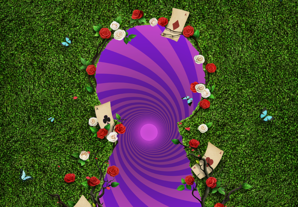 Alice Background Horizontal-01 (1000x696), Png Download