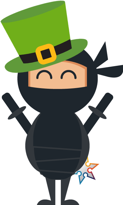 A Brief History Of The Irish Language - Ninja Social Talent (550x750), Png Download