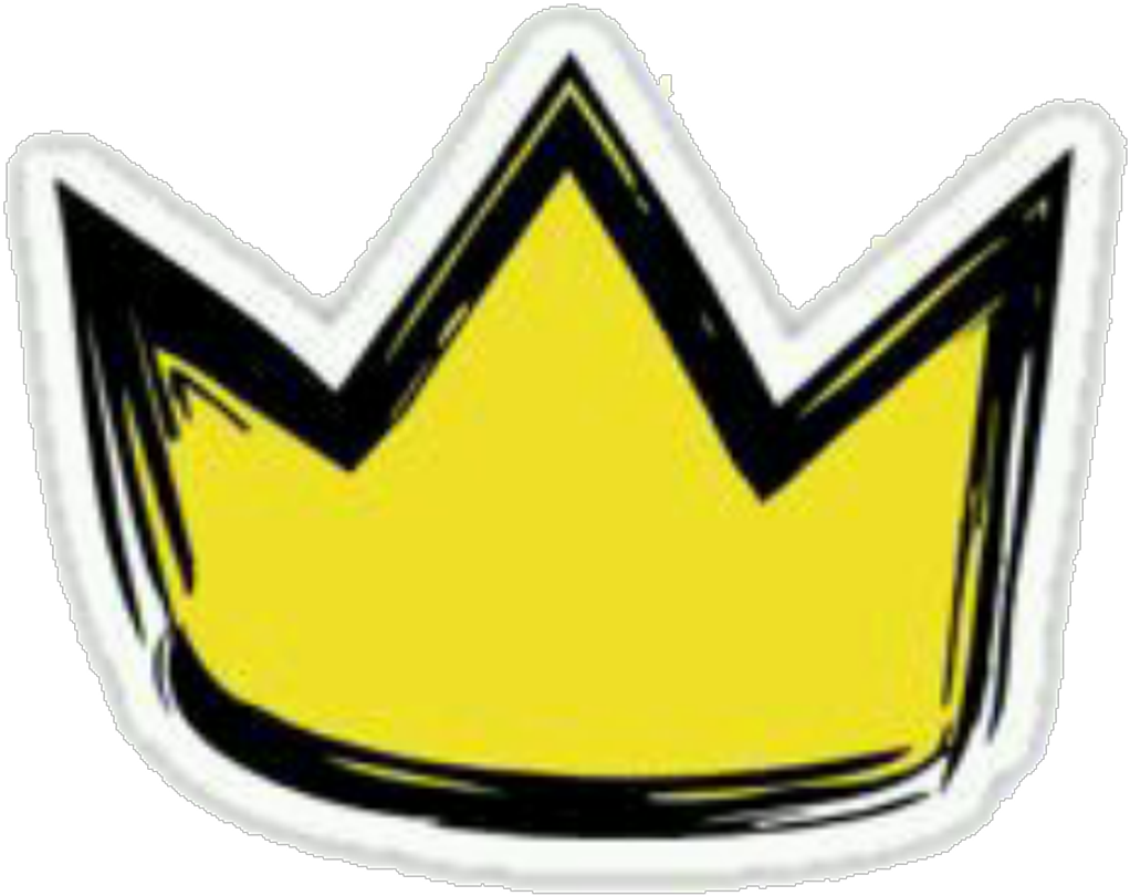 #cute #crown #yellow #tumblr #transparent #overlay - Wild Things Crown Printable (1024x936), Png Download