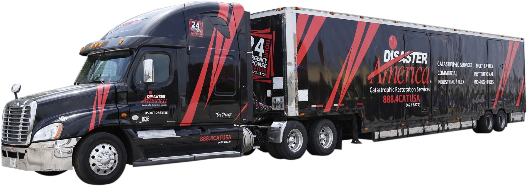 Read More - Trailer Truck (1826x647), Png Download