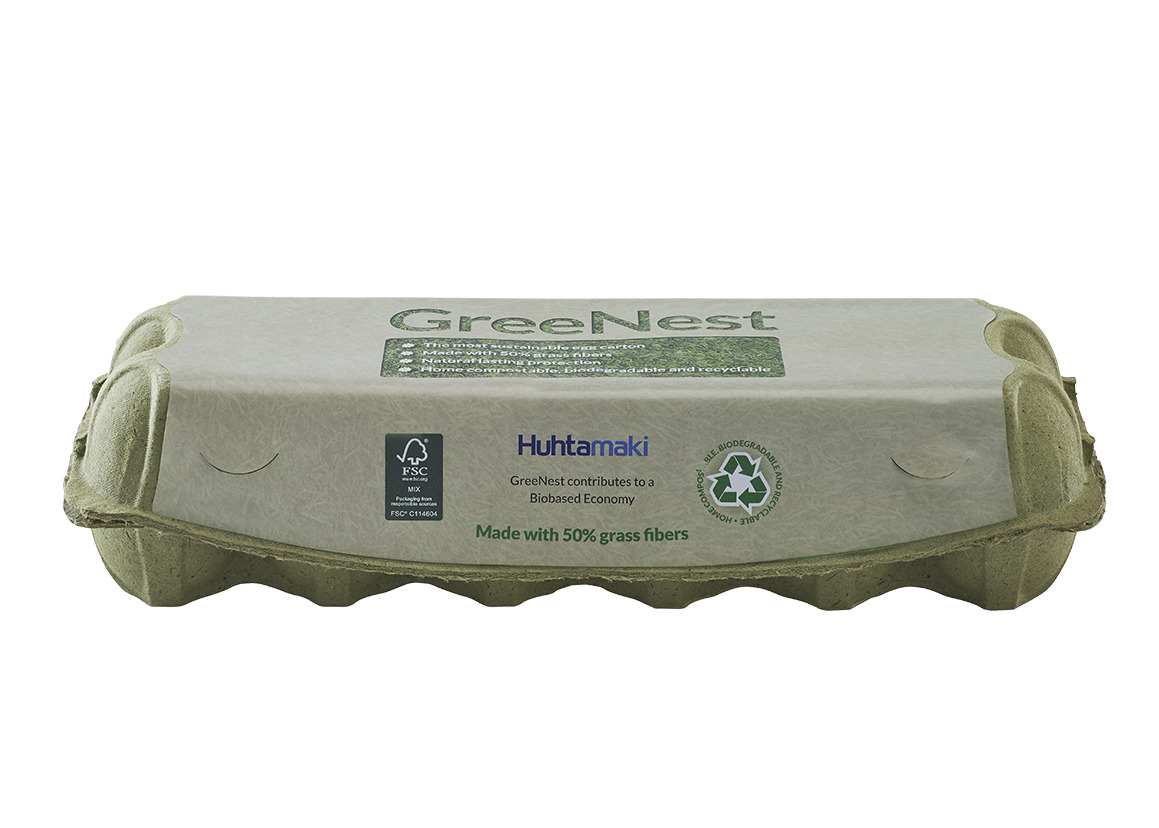 Greenest - - Molded Fiber Huhtamaki (1169x827), Png Download