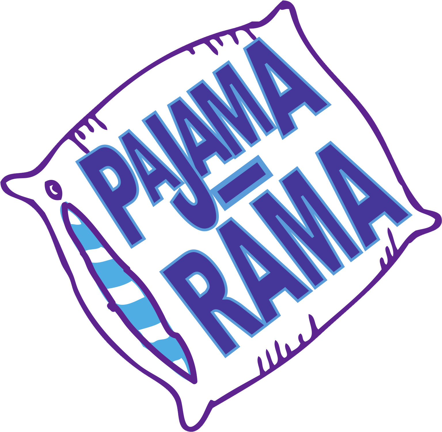Pajama Rama Logo (1584x1560), Png Download